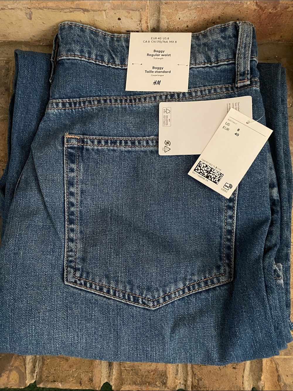 H&M Baggy Regular Waist Jeans